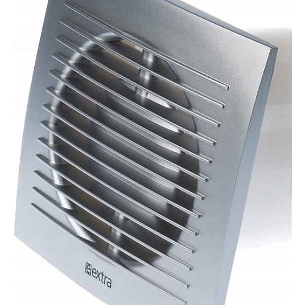 Koupelnový ventilátor Europlast EE100S 10 cm stříbrný 100 m³/h 15 W