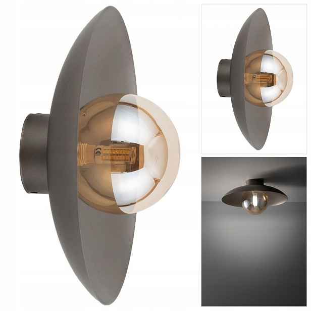 Nástěnné svítidlo Slate hnědé loftové dekorativní osvětlení do kanceláře Tk Lighting