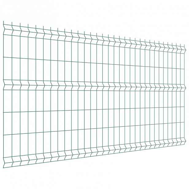 PLOTOVÝ PANEL 3D 1230X2500MM, DRÁT 3,1MM - ZELENÝ, RAL6005