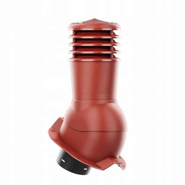 Větrací komín Smartline profil T35 fi 150 mm, nezateplený, červený