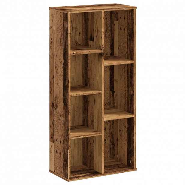 vidaXL Knihovna old wood 50 x 25 x 105 cm kompozitní dřevo
