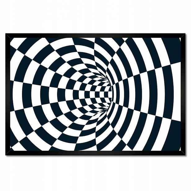 Plakáty v rámu 60x40 Abstrackja černobílá