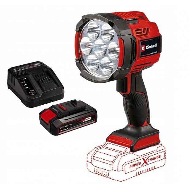Einhell Lampa Einhell Te-cl 18/2500 Liac 4514145 Sada Akumulátor 2,5AH