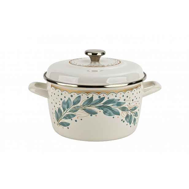 Hrnec smaltovaný 24 cm Metalac Green Line 6 L