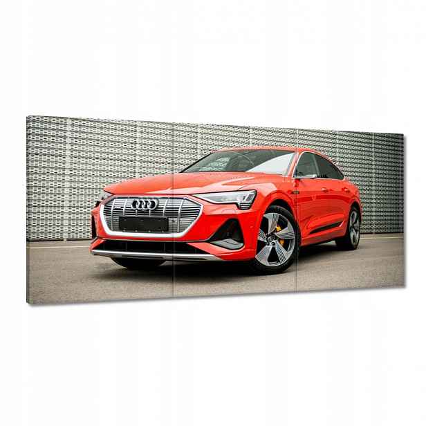 Obrazy 210x100 Červené Audi e-tron