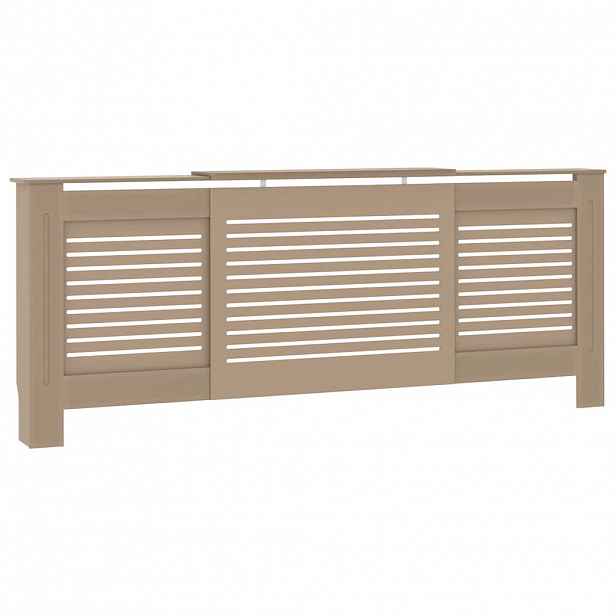 vidaXL Kryt na radiátor MDF 205 cm