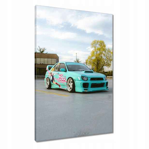 Obrazy 60x90 Tyrkysová Fura Sport Car