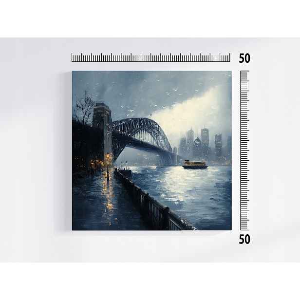 Obraz Na Plátně Canvas Město Sydney Austrálie Most Harbour Bridge 50x50