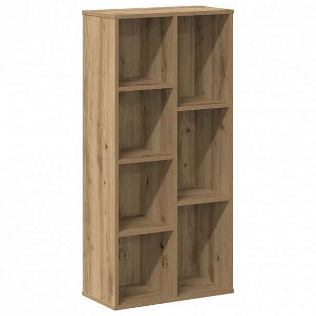 vidaXL Knihovna dub artisan 50 x 25 x 105 cm kompozitní dřevo