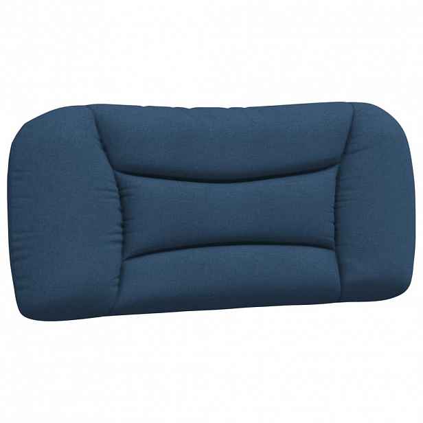 vidaXL Polštář na čelo postele Hvar modrý 80 cm textil