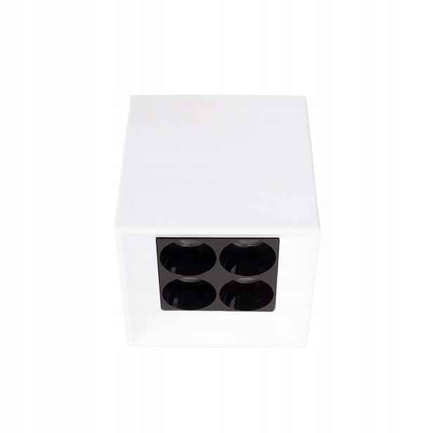 Stropní Led spot 5W Bílý Čtvercový 4x Bod Maxlight X-line