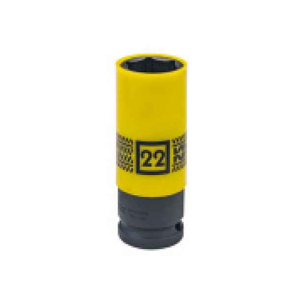 Hlavice nástrčná rázová na ALU kola King Tony 1/2 CrMo 6 hranná, 22 mm, 494522M