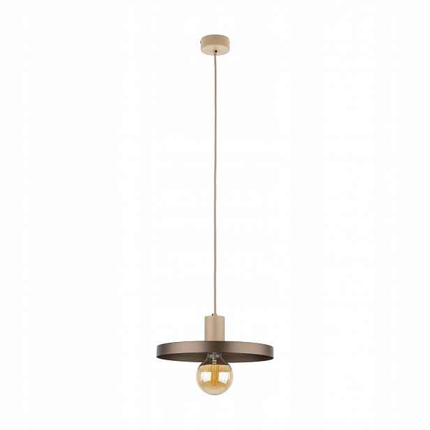 Závěsná Sila Béžová Kov 30 cm Průměr Regulace výšky Tk Lighting