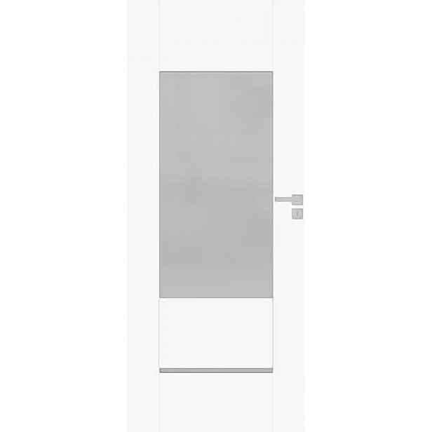 Interiérové dveře Naturel AURA pravé 90 cm bílá mat AURA3BM90PB