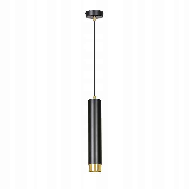 Závěsná Lampa Emibig Kibo 1xGU10 30W Nastavitelná Černo-zlatá