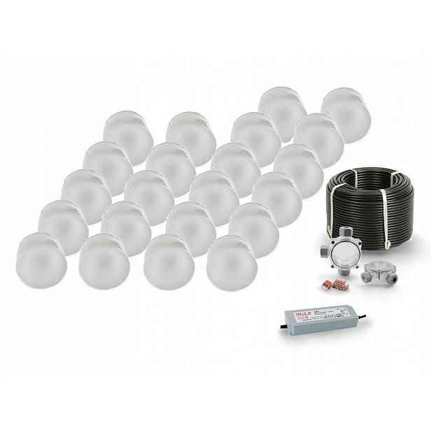 22 x Led nájezdové svítidlo 12V IP68 Bc Kolo Ø 7,5