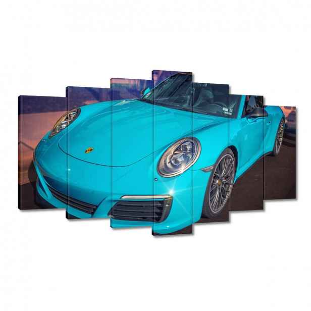 Obrazy 140x80 Tyrkysové Porsche Tyrkysové