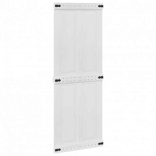 vidaXL Zavěsné posuvné dveře CORONA 80 x 210 cm Bílá