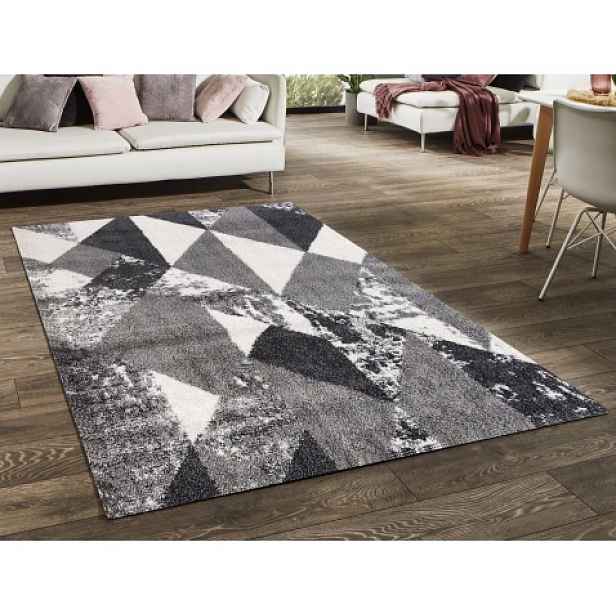 Koberec Domino 120x170 cm, šedý