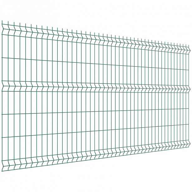 PLOTOVÝ PANEL 3D 1230X2500CM, DRÁT 4,0MM - ZELENÝ, RAL6005