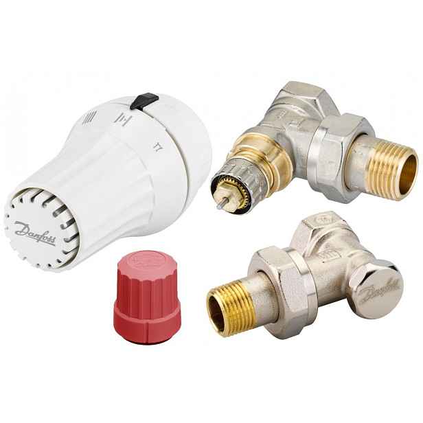 Sada Danfoss RAE5054+RA-N+RLV rohový 013G5173