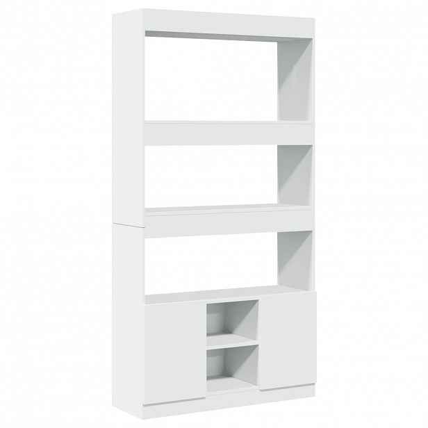 vidaXL Skříň highboard bílá 92 x 33 x 180 cm kompozitní dřevo