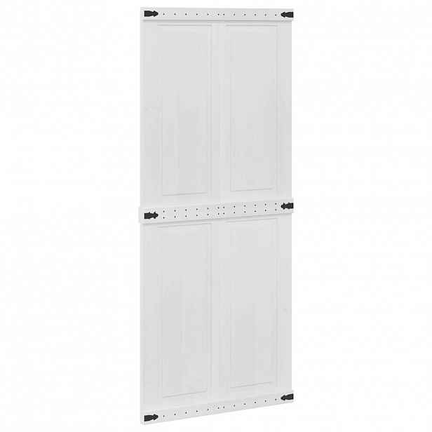 vidaXL Zavěsné posuvné dveře CORONA 90 x 210 cm Bílá