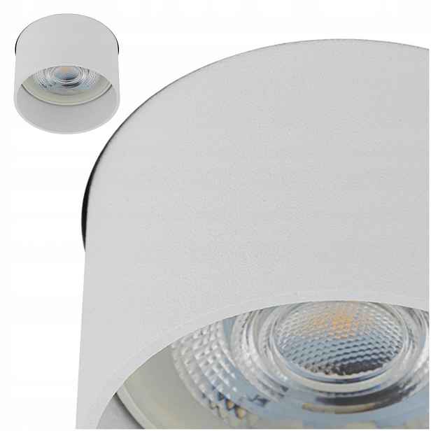 Bílá zapuštěná lampa Mono Slide je moderní do pracovny Nowodvorski