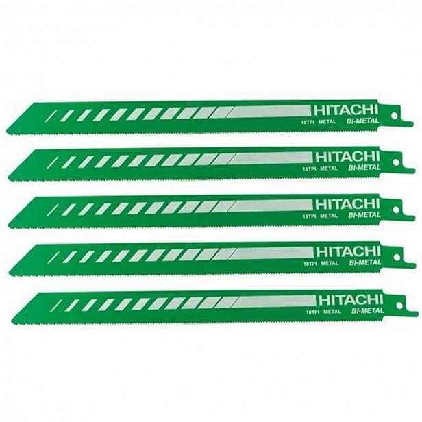 HiKOKI - Sada pilových plátků 18 TPI, délka 225 mm, 5 ks 752014