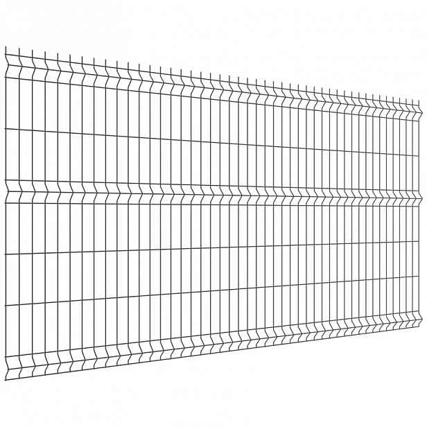 PLOTOVÝ PANEL 3D 1230X2500CM, DRÁT 4,0MM - ANTRACIT, RAL7016