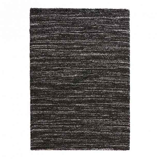 Tmavě šedý koberec Mint Rugs Nomadic, 200 x 290 cm vlas