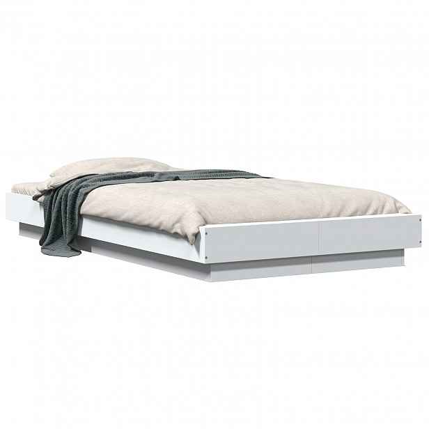 vidaXL Postel na podlaze Bílá 80 x 210 cm Kompozitní dřevo