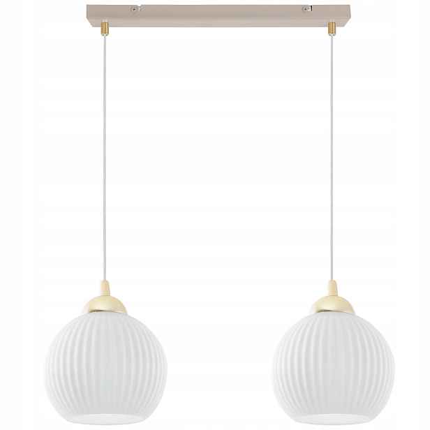 Závěsná Stropní Lampa Kašmírový Béžový Glamour Lustr Do Kuchyně Jídelny
