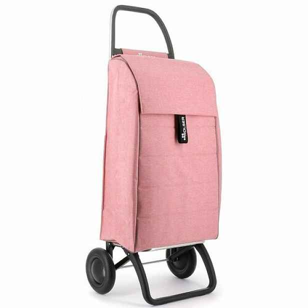 Rolser nákupní taška na kolečkách Jolie Tweed RG2, růžová
