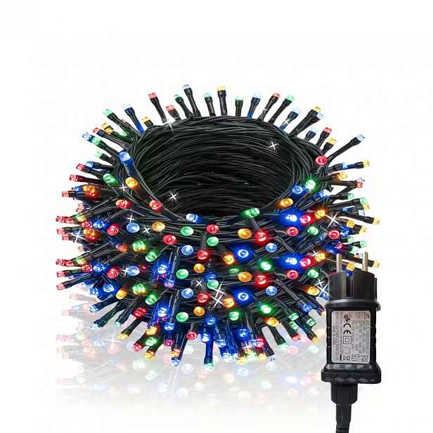 Vánoční Osvětlení Na Stromeček 500 L Multicolor Vnitřní/venkovní 8 Programů 25 M