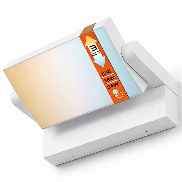 Venkovní nástěnné svítidlo Fasádní nástěnná Led lampa Regulace 3W1 3 Barvy 24W