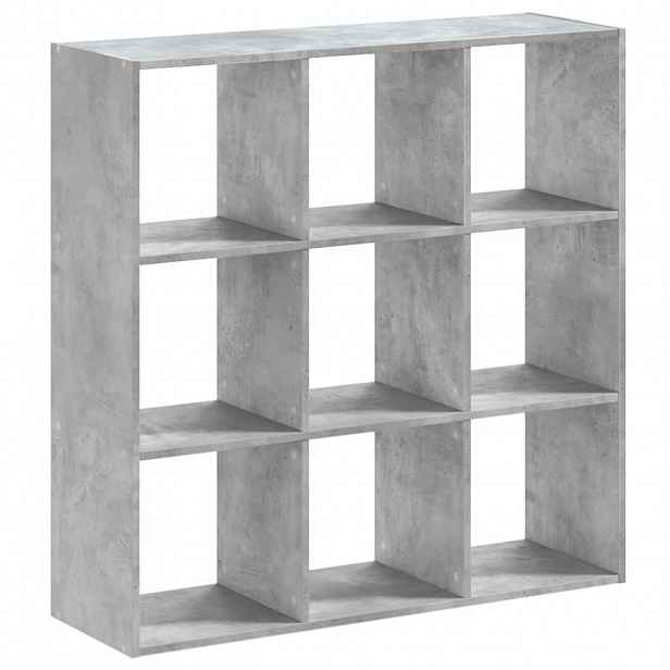 vidaXL Knihovna betonově šedá 102 x 32 x 102 cm kompozitní dřevo
