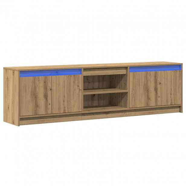 vidaXL TV jednotky 180 x 34 x 50 cm Hnědá Kompozitní dřevo