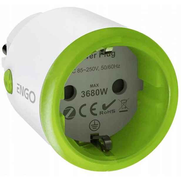 Engo Controls Eplug-zb – Inteligentní Zásuvka, Smart Plug Zigbee, 16A