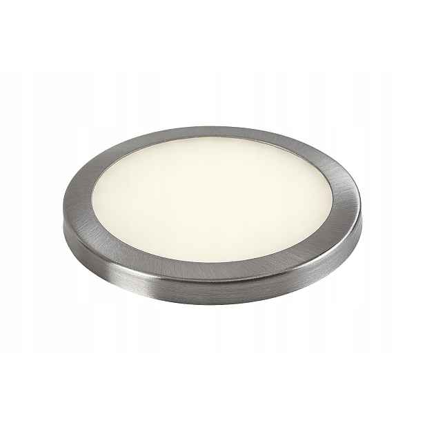 Led podskříňková lampa moderní stříbrná kulatá 8 cm stmívatelná Rabalux
