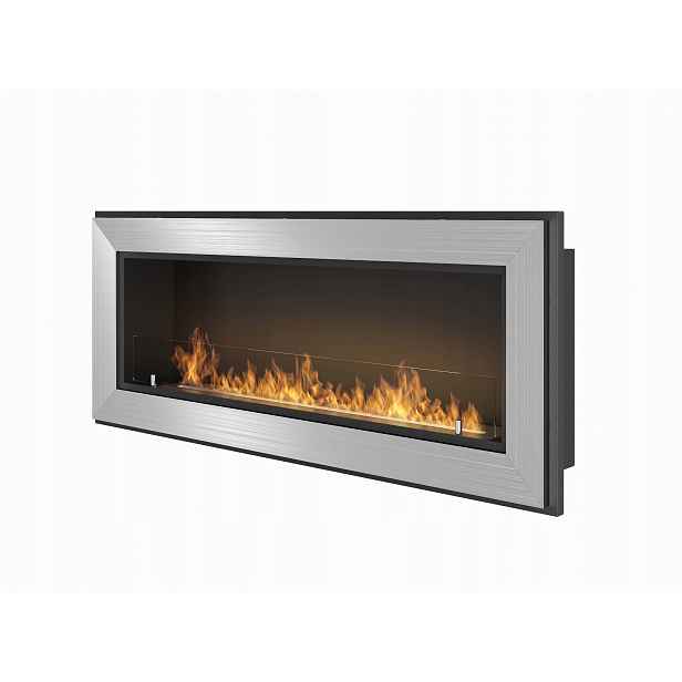 Biokrb Frame 1200 Inox S Infire Sklem Biokrb Závěsný 120 CM Inox