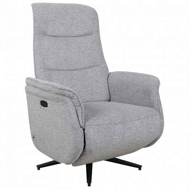 Cantus RELAXAČNÍ KŘESLO, kov, textil, šedá