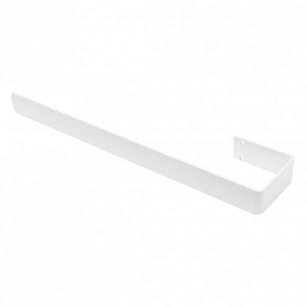 LuxeBath VĚŠÁK NA RUČNÍKY 50 cm z oceli, bílý, nástěnný, do koupelny a kuchyně