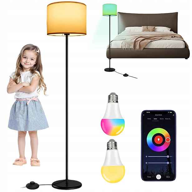 Stojací Lampa Do Obývacího Pokoje Do Ložnice Smart Wifi Tuya Rgb 2700-6500K Stmívatelná