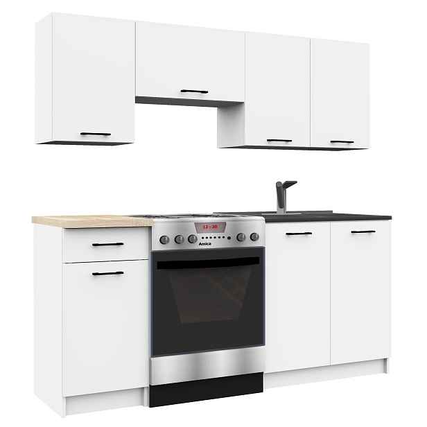 Ak furniture Kuchyňská linka Olivie 1,8 m bílá