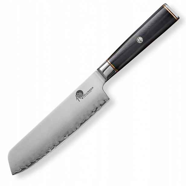 Japonský nůž na zeleninu Nakiri 170 mm Dellinger Okami 3 layers AUS10