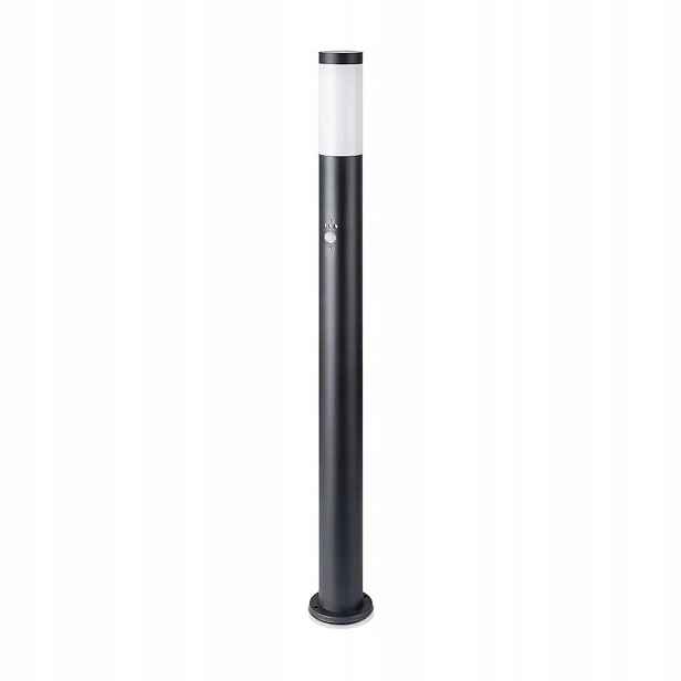 V-tac Zahradní sloupek 110 cm černý, senzor pohybu E27 VT-838-110