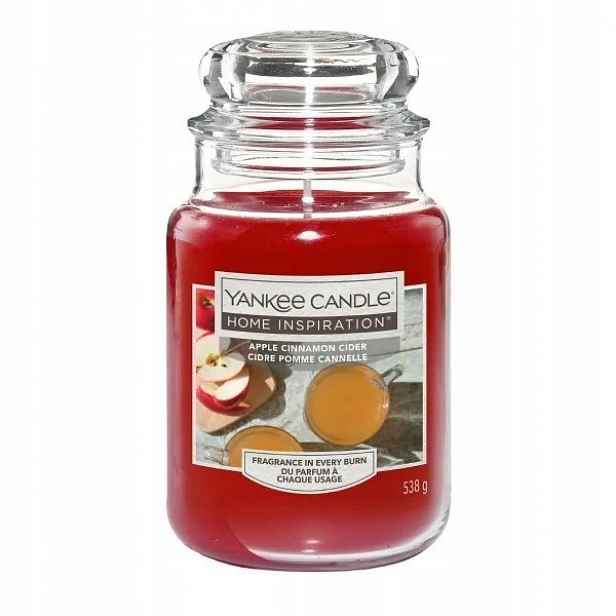 Velká svíčka Apple Cinnamon Cider Home Inspiration Yankee Candle
