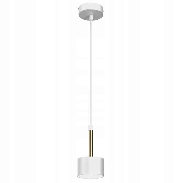 Závěsná lampa Arena Bílá Zlatá 1xGX53 8x90cm Stropní svítidlo Pokojový dům