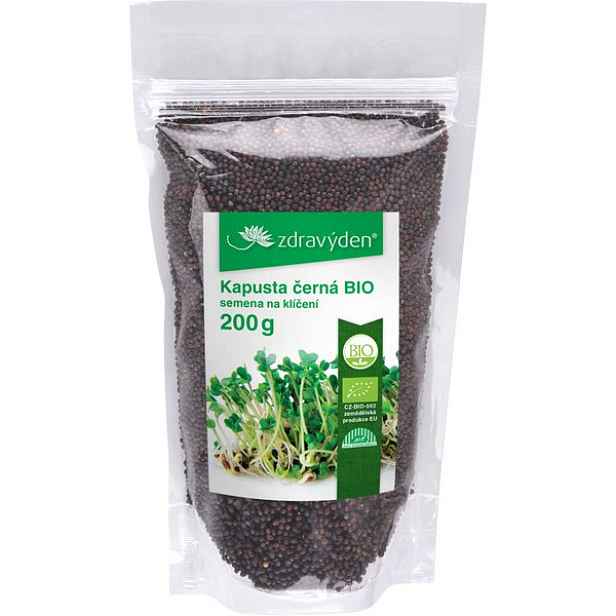 Zdravý den Kapusta černá BIO - semena na klíčení 200 g
